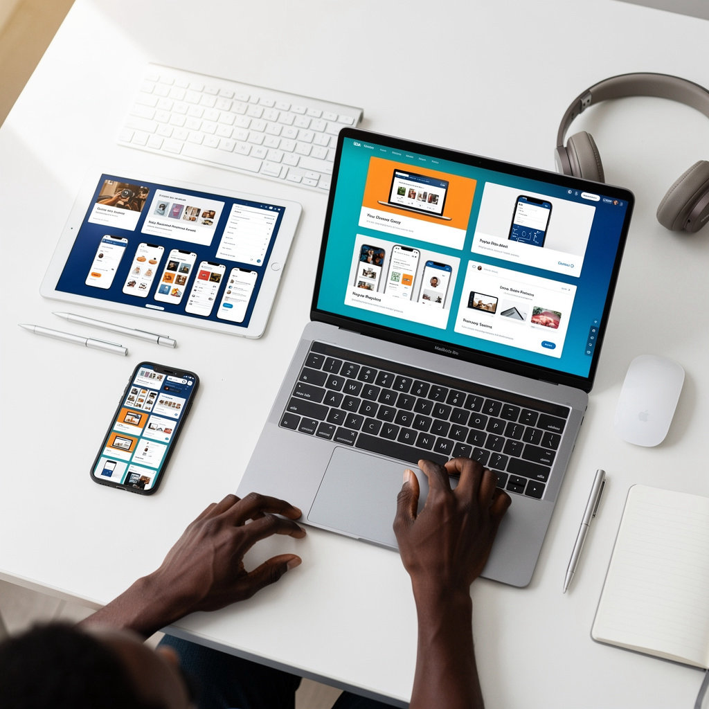 Africa-Lab Tech portfolio projects showcase - Web development and mobile apps for Bamako businesses